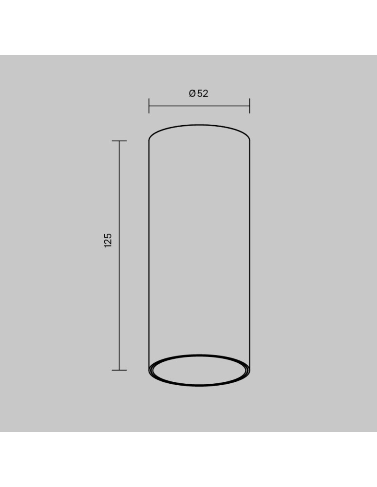 Maytoni FOCUS LED Lampa Sufitowa LED 12W 900lm 4000K Biały C056CL-L12W4K-W-W