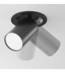 Reflektory wpuszczane w sufit - Maytoni FOCUS S Lampa Sufitowa 1xGU10 10W Black C048CL-U-1B - product 6