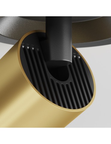 Maytoni FOCUS S Lampa Sufitowa 1xGU10 10W Czarny, Złoty Mat C048CL-U-1BMG - produkt 2