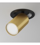 Maytoni FOCUS S Lampa Sufitowa 1xGU10 10W Czarny, Złoty Mat C048CL-U-1BMG Maytoni FOCUS S Lampa Sufitowa 1xGU10 10W Czarny, Złoty Mat C048CL-U-1BMG