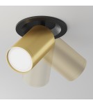 Maytoni FOCUS S Lampa Sufitowa 1xGU10 10W Czarny, Złoty Mat C048CL-U-1BMG Maytoni FOCUS S Lampa Sufitowa 1xGU10 10W Czarny, Złoty Mat C048CL-U-1BMG