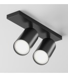 Lampy sufitowe regulowane - spoty - Maytoni FOCUS S Lampa Sufitowa 2xGU10 10W Black C051CL-U-2B - product 4