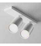 Lampy sufitowe regulowane - spoty - Maytoni FOCUS S Lampa Sufitowa 2xGU10 10W Biały C051CL-U-2W - product 3