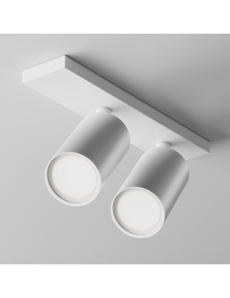 Maytoni FOCUS S Lampa Sufitowa 2xGU10 10W Biały C051CL-U-2W