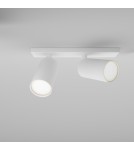 Lampy sufitowe regulowane - spoty - Maytoni FOCUS S Lampa Sufitowa 2xGU10 10W Biały C051CL-U-2W - product 5