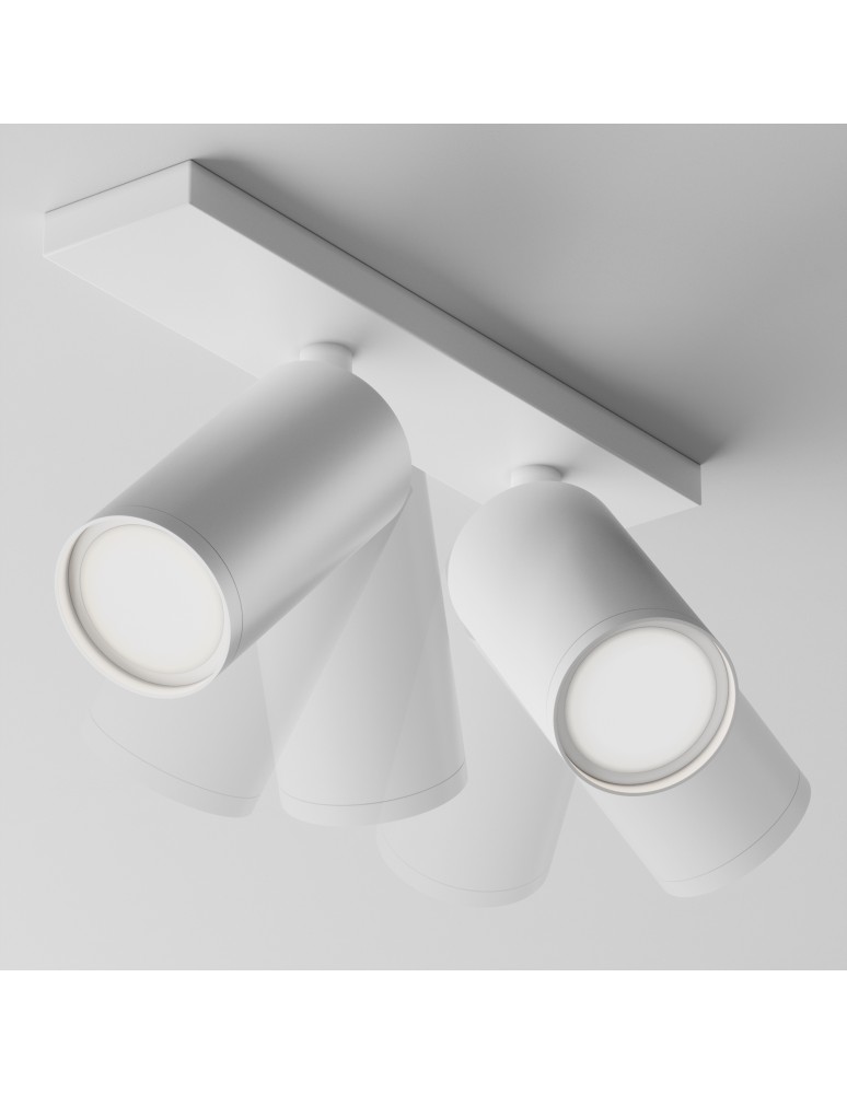 Maytoni FOCUS S Lampa Sufitowa 2xGU10 10W Biały C051CL-U-2W