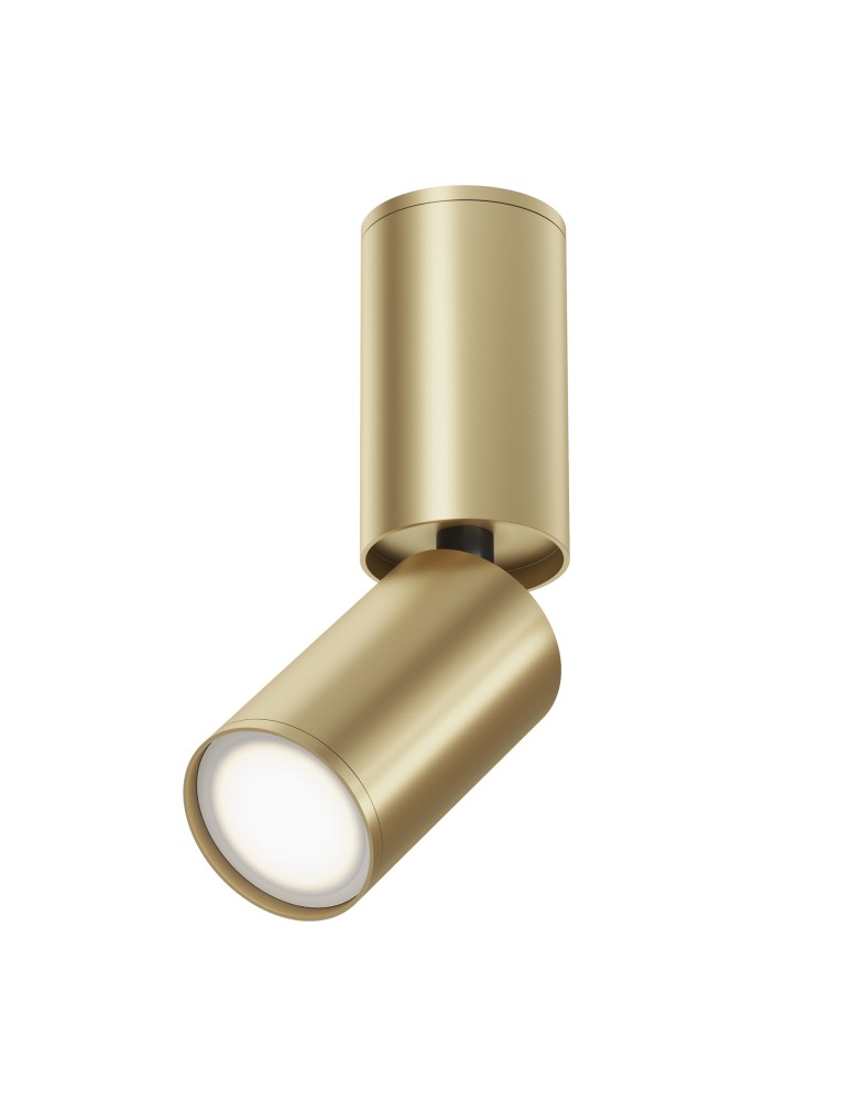 Maytoni FOCUS S Lampa Sufitowa 1xGU10 10W Złoty C051CL-01G