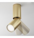 Lampy sufitowe regulowane - spoty - Maytoni FOCUS S Lampa Sufitowa 1xGU10 10W Złoty C051CL-01G - product 7