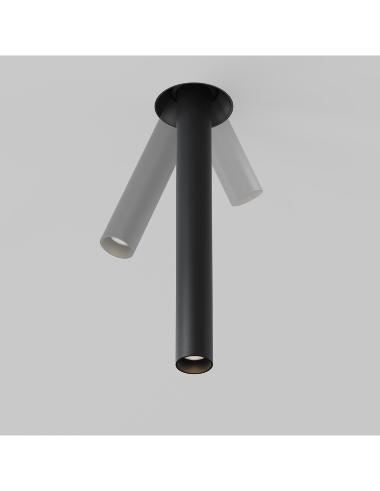 Maytoni Focus T Reflektor Podtynkowy LED 7W 460lm 3000K Black C140TRS-L300-7W3K-B