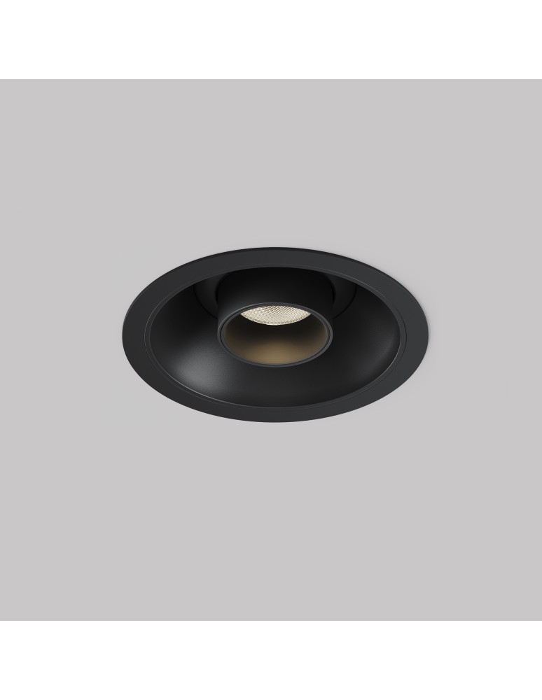 Maytoni Focus T Reflektor Podtynkowy LED 7W 460lm 3000K Black C140RS-L300-7W3K-B