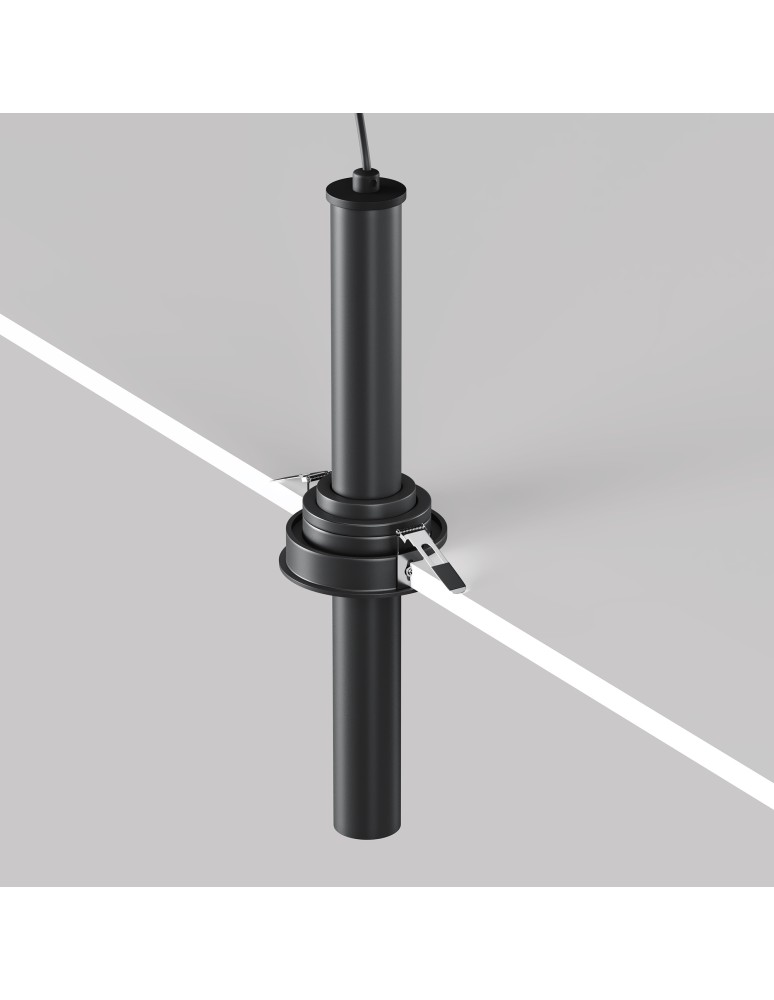 Maytoni Focus T Reflektor Podtynkowy LED 7W 460lm 3000K Black C140RS-L300-7W3K-B