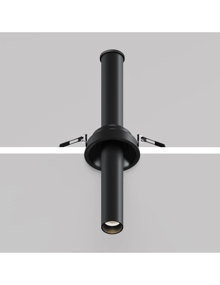 Maytoni Focus T Reflektor Podtynkowy LED 7W 460lm 3000K Black C140RS-L300-7W3K-B