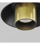Reflektory wpuszczane w sufit - Maytoni Focus T Reflektor Podtynkowy LED 7W 460lm 3000K Black and brass C140TRS-L200-7W3K-BBS - product 2
