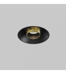 Reflektory wpuszczane w sufit - Maytoni Focus T Reflektor Podtynkowy LED 7W 460lm 3000K Black and brass C140TRS-L200-7W3K-BBS - product 3