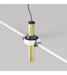 Reflektory wpuszczane w sufit - Maytoni Focus T Reflektor Podtynkowy LED 7W 460lm 3000K Black and brass C140TRS-L200-7W3K-BBS - product 5