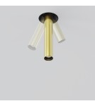 Reflektory wpuszczane w sufit - Maytoni Focus T Reflektor Podtynkowy LED 7W 460lm 3000K Black and brass C140TRS-L200-7W3K-BBS - product 6