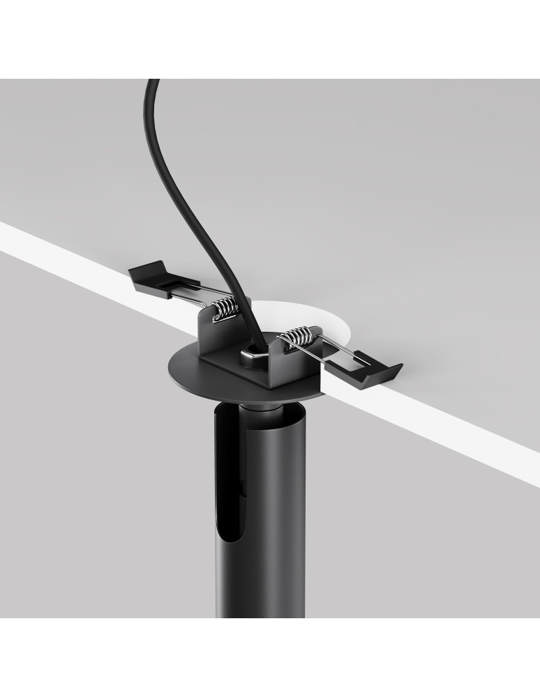 Maytoni Focus T Reflektor Podtynkowy LED 6W 270lm 3000K Black C141RS-L125-6W3K-B Maytoni Focus T Reflektor Podtynkowy LED 6W 270lm 3000K Black C141RS-L125-6W3K-B