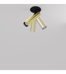 Maytoni Focus T Reflektor Podtynkowy LED 6W 280lm 3000K Black and brass C141RS-L125-6W3K-BBS Maytoni Focus T Reflektor Podtynkowy LED 6W 280lm 3000K Black and brass C141RS-L125-6W3K-BBS