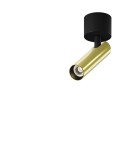 Lampy sufitowe regulowane - spoty - Maytoni Focus T Lampa Sufitowa LED 6W 290lm 3000K Black and brass C141CL-L125-6W3K-BBS - product 1