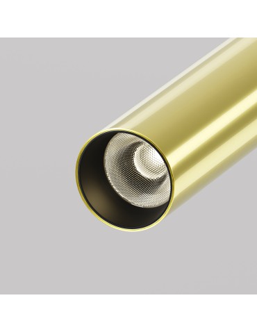 Maytoni Focus T Lampa Sufitowa LED 6W 290lm 3000K Black and brass C141CL-L125-6W3K-BBS - produkt 2
