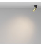 Lampy sufitowe regulowane - spoty - Maytoni Focus T Lampa Sufitowa LED 6W 290lm 3000K Black and brass C141CL-L125-6W3K-BBS - product 3