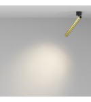 Lampy sufitowe regulowane - spoty - Maytoni Focus T Lampa Sufitowa LED 6W 280lm 3000K Black and brass C141CL-L300-6W3K-BBS - product 3