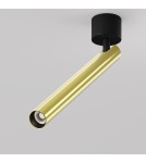 Lampy sufitowe regulowane - spoty - Maytoni Focus T Lampa Sufitowa LED 6W 280lm 3000K Black and brass C141CL-L300-6W3K-BBS - product 4