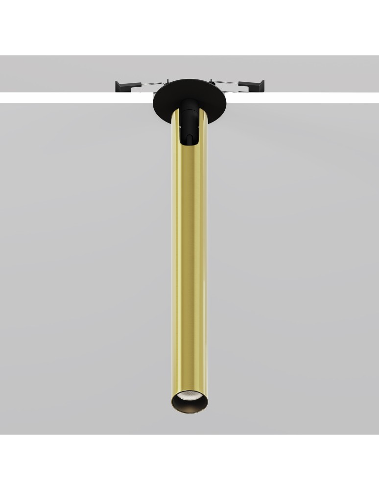 Maytoni Focus T Reflektor Podtynkowy LED 6W 280lm 3000K Black and brass C141RS-L300-6W3K-BBS Maytoni Focus T Reflektor Podtynkowy LED 6W 280lm 3000K Black and brass C141RS-L300-6W3K-BBS