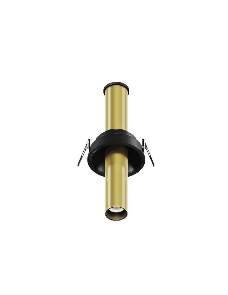 Maytoni Focus T Reflektor Podtynkowy LED 7W 460lm 3000K Black and brass C140RS-L200-7W3K-BBS Maytoni Focus T Reflektor Podtynkowy LED 7W 460lm 3000K Black and brass C140RS-L200-7W3K-BBS