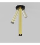 Reflektory wpuszczane w sufit - Maytoni Focus T Reflektor Podtynkowy LED 7W 460lm 3000K Black and brass C140RS-L300-7W3K-BBS - product 6
