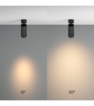 Maytoni Focus Zoom Lampa Sufitowa LED 12W 790lm 3000K Black C055CL-L12W3K-Z-B Maytoni Focus Zoom Lampa Sufitowa LED 12W 790lm 3000K Black C055CL-L12W3K-Z-B