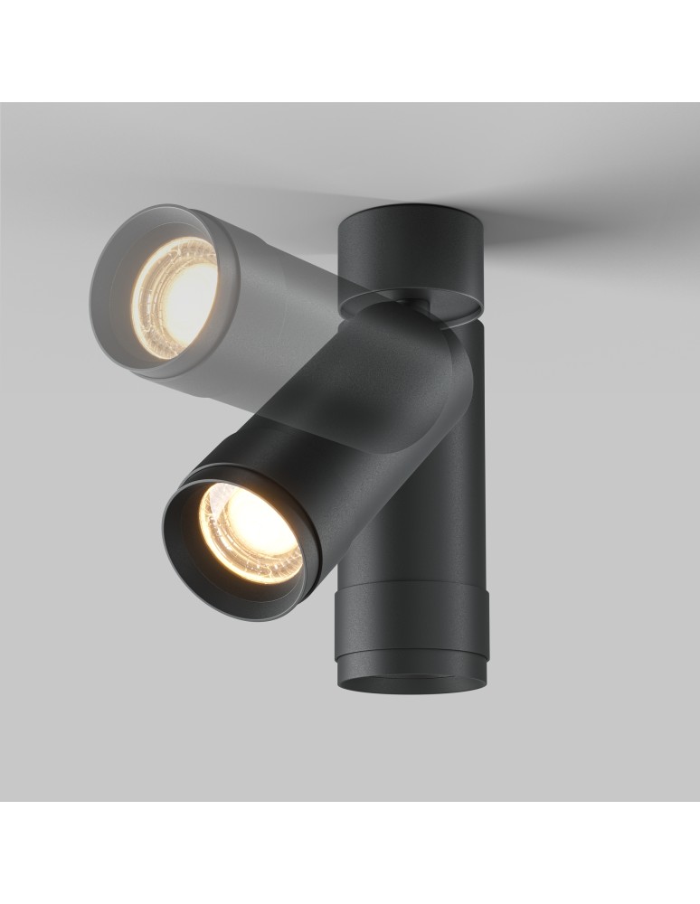 Maytoni Focus Zoom Lampa Sufitowa LED 12W 790lm 3000K Black C055CL-L12W3K-Z-B Maytoni Focus Zoom Lampa Sufitowa LED 12W 790lm 3000K Black C055CL-L12W3K-Z-B