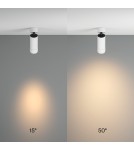 Maytoni Focus Zoom Lampa Sufitowa LED 12W 850lm 3000K Biały C055CL-L12W3K-Z-W Maytoni Focus Zoom Lampa Sufitowa LED 12W 850lm 3000K Biały C055CL-L12W3K-Z-W
