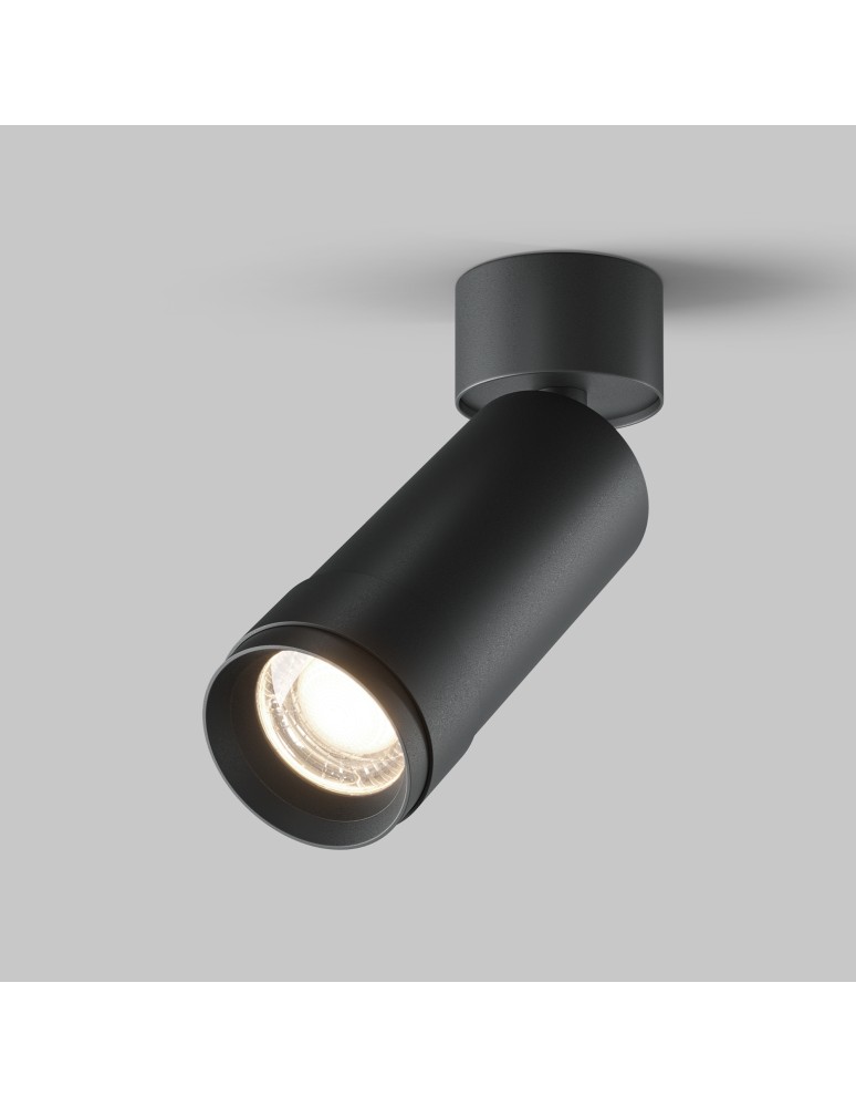 Maytoni Focus Zoom Lampa Sufitowa LED 12W 890lm 4000K Black C055CL-L12W4K-Z-B