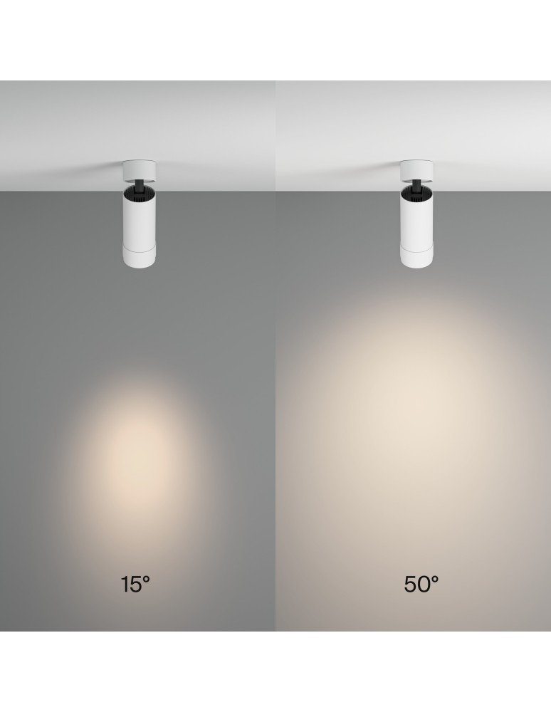 Maytoni Focus Zoom Lampa Sufitowa LED 12W 960lm 4000K Biały C055CL-L12W4K-Z-W Maytoni Focus Zoom Lampa Sufitowa LED 12W 960lm 4000K Biały C055CL-L12W4K-Z-W