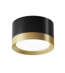 Maytoni Hoop Lampa Sufitowa 1xGX53 15W Czarny, Złoty C086CL-GX53-SRD-BG Maytoni Hoop Lampa Sufitowa 1xGX53 15W Czarny, Złoty C086CL-GX53-SRD-BG