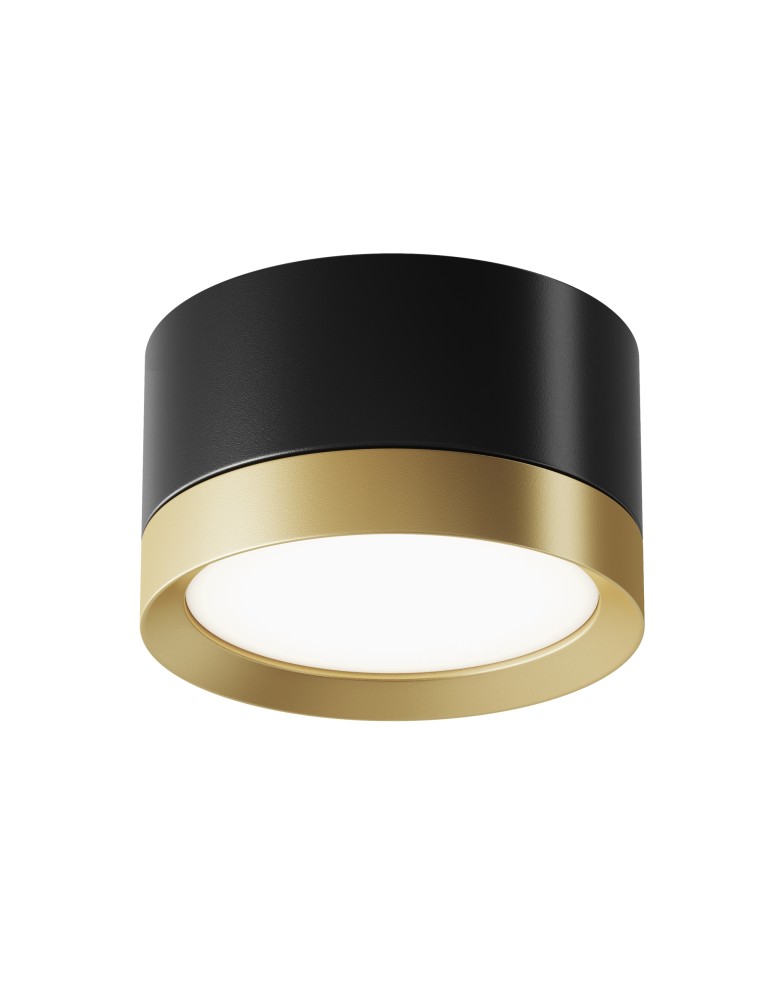 Maytoni Hoop Lampa Sufitowa 1xGX53 15W Czarny, Złoty C086CL-GX53-SRD-BG Maytoni Hoop Lampa Sufitowa 1xGX53 15W Czarny, Złoty C086CL-GX53-SRD-BG
