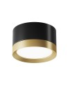 Maytoni Hoop Lampa Sufitowa 1xGX53 15W Czarny, Złoty C086CL-GX53-SRD-BG