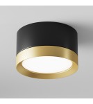 Maytoni Hoop Lampa Sufitowa 1xGX53 15W Czarny, Złoty C086CL-GX53-SRD-BG Maytoni Hoop Lampa Sufitowa 1xGX53 15W Czarny, Złoty C086CL-GX53-SRD-BG