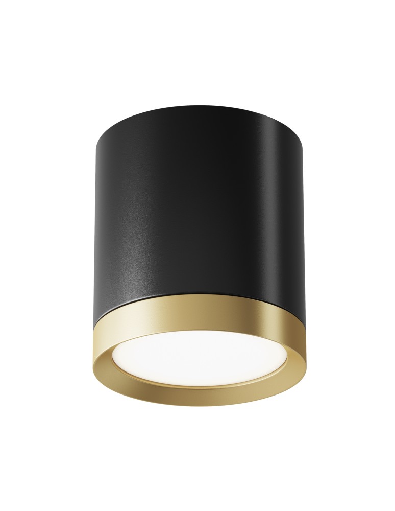 Maytoni Hoop Lampa Sufitowa 1xGX53 15W Czarny, Złoty C086CM-GX53-MRD-BG Maytoni Hoop Lampa Sufitowa 1xGX53 15W Czarny, Złoty C086CM-GX53-MRD-BG