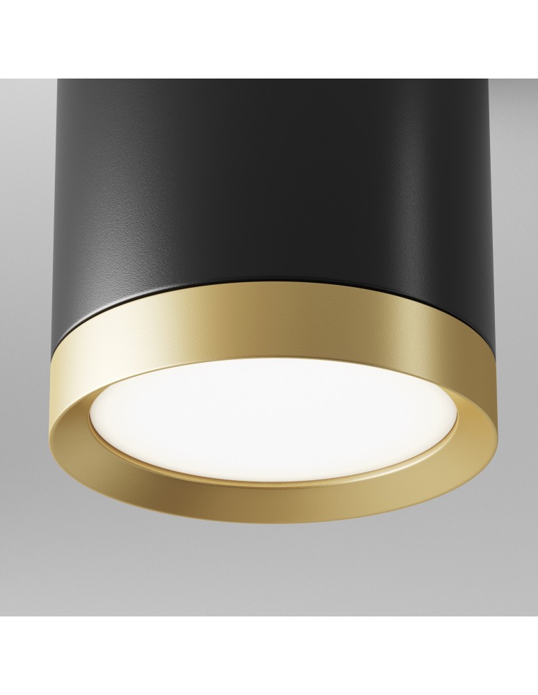 Maytoni Hoop Lampa Sufitowa 1xGX53 15W Czarny, Złoty C086CM-GX53-MRD-BG Maytoni Hoop Lampa Sufitowa 1xGX53 15W Czarny, Złoty C086CM-GX53-MRD-BG