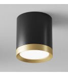 Maytoni Hoop Lampa Sufitowa 1xGX53 15W Czarny, Złoty C086CM-GX53-MRD-BG Maytoni Hoop Lampa Sufitowa 1xGX53 15W Czarny, Złoty C086CM-GX53-MRD-BG