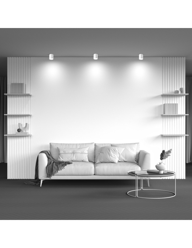 Maytoni Hoop Lampa Sufitowa 1xGX53 15W Biały C086CM-GX53-MRD-W Maytoni Hoop Lampa Sufitowa 1xGX53 15W Biały C086CM-GX53-MRD-W