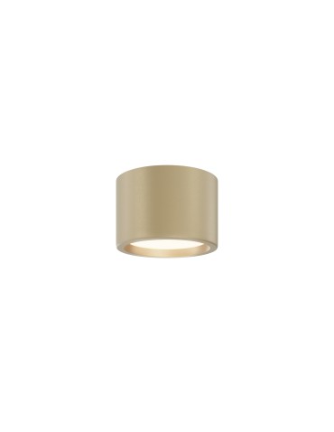 Maytoni Hydra Lampa Sufitowa LED 10W 650lm 3000K IP44 Złoty Mat C090CL-10W3K-MG