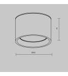 Maytoni Hydra Lampa Sufitowa LED 10W 650lm 3000K IP44 Złoty Mat C090CL-10W3K-MG Maytoni Hydra Lampa Sufitowa LED 10W 650lm 3000K IP44 Złoty Mat C090CL-10W3K-MG