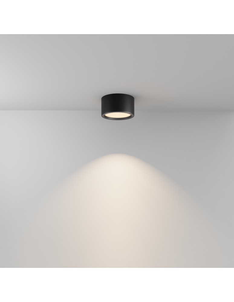 Maytoni Hydra Lampa Sufitowa LED 15W 1390lm 3000K IP44 Black C090CL-15W3K-B Maytoni Hydra Lampa Sufitowa LED 15W 1390lm 3000K IP44 Black C090CL-15W3K-B