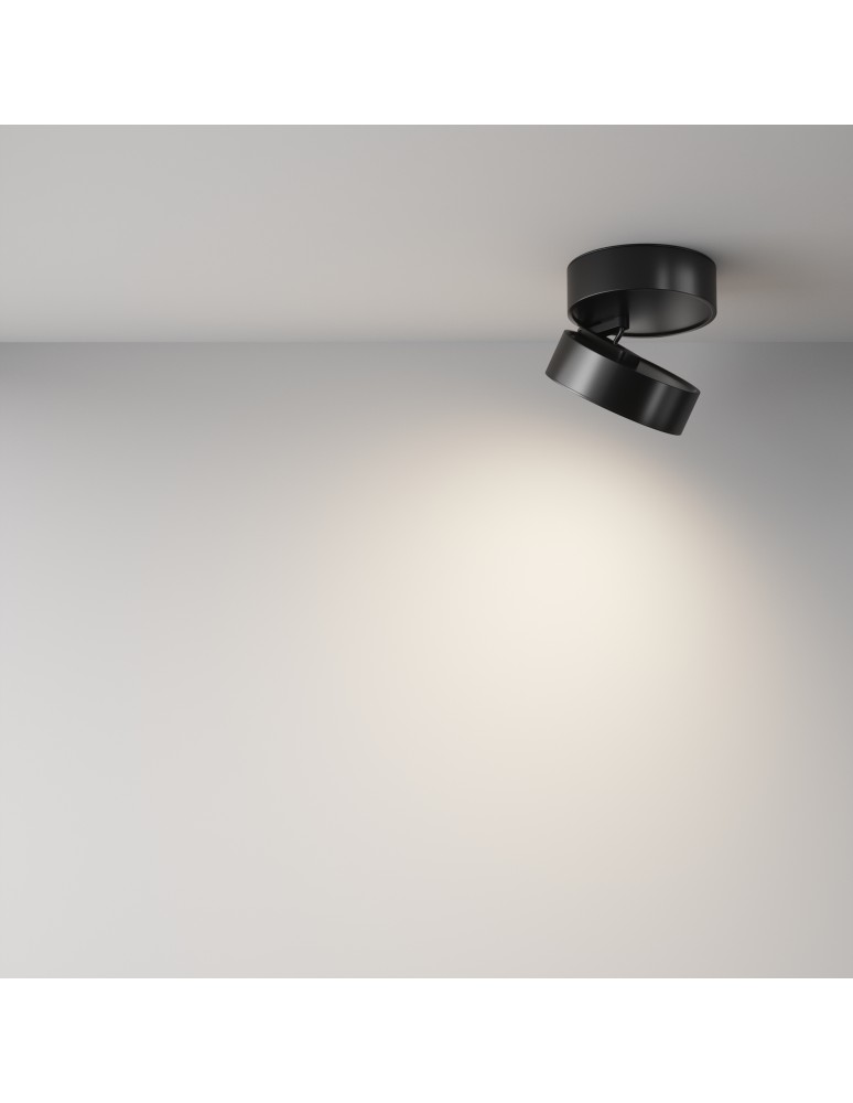 Maytoni Onda Lampa Sufitowa LED 18W 1100lm 4000K Black C024CL-L18B4K Maytoni Onda Lampa Sufitowa LED 18W 1100lm 4000K Black C024CL-L18B4K