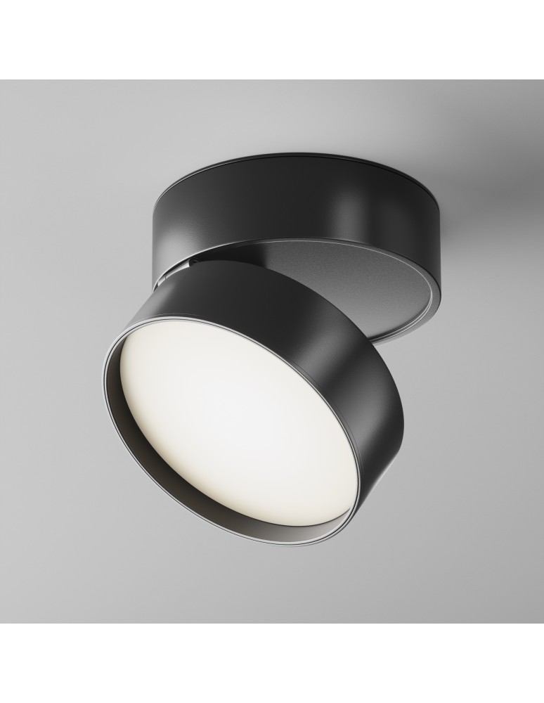 Maytoni Onda Lampa Sufitowa LED 18W 1100lm 4000K Black C024CL-L18B4K Maytoni Onda Lampa Sufitowa LED 18W 1100lm 4000K Black C024CL-L18B4K