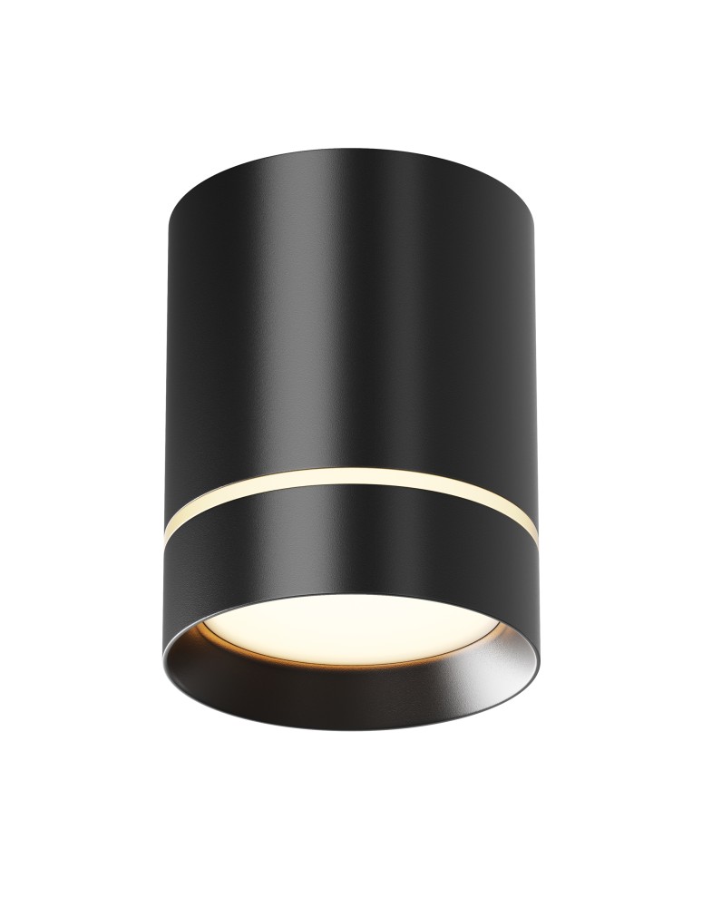 Maytoni Orlo Lampa Sufitowa LED 9W 250lm 3000K Black C085CL-9W3K-B