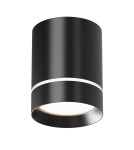 Oprawy sufitowe LEDowe - Maytoni Orlo Lampa Sufitowa LED 9W 300lm 4000K Black C085CL-9W4K-B - product 1
